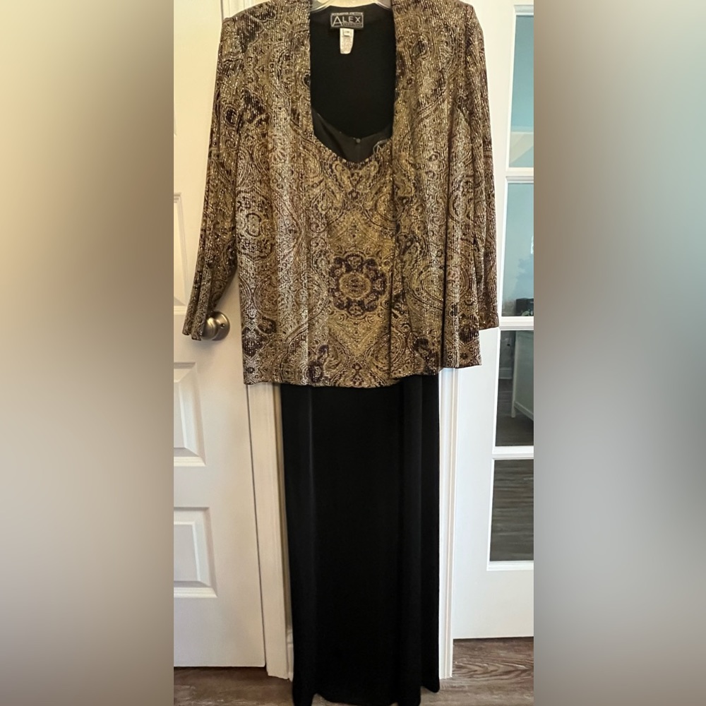 ALEX EVENINGS FORMAL Size 22WP GOWN